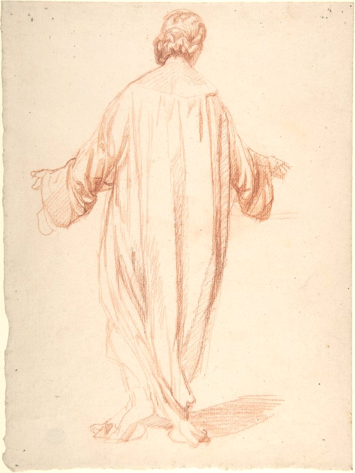 Back View of Standing Woman MET DP807112