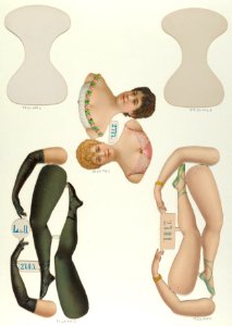 Ballerina and Bloomer Girls (Prima Donna) Paper Dolls MET DP849911