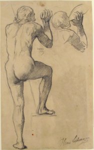 Back View of a Male Nude MET 1983.303