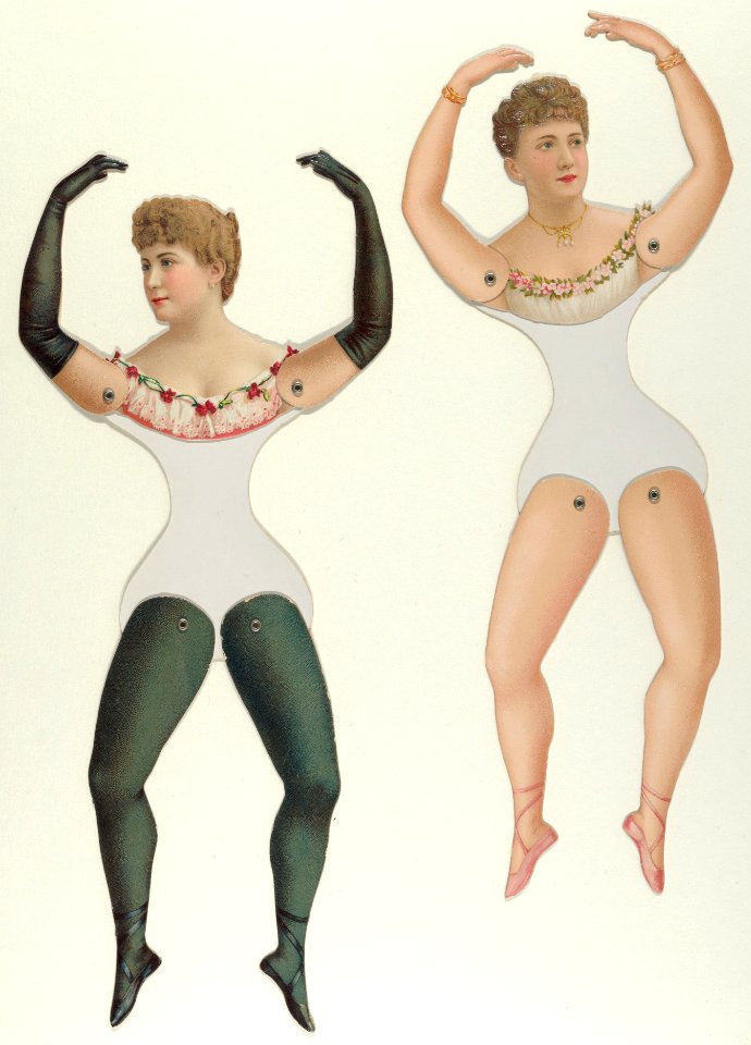 Ballerina and Bloomer Girls (Prima Donna) Paper Dolls MET DP849910