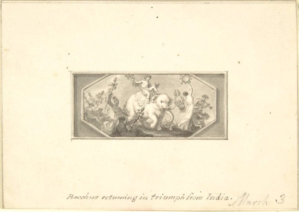 Bacchus returning in Triumph from India MET DP800885