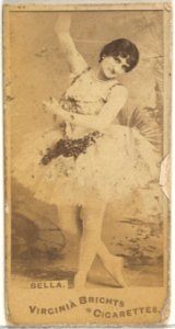 Bella, from the Actors and Actresses series (N45, Type 1) for Virginia Brights Cigarettes MET DP829335
