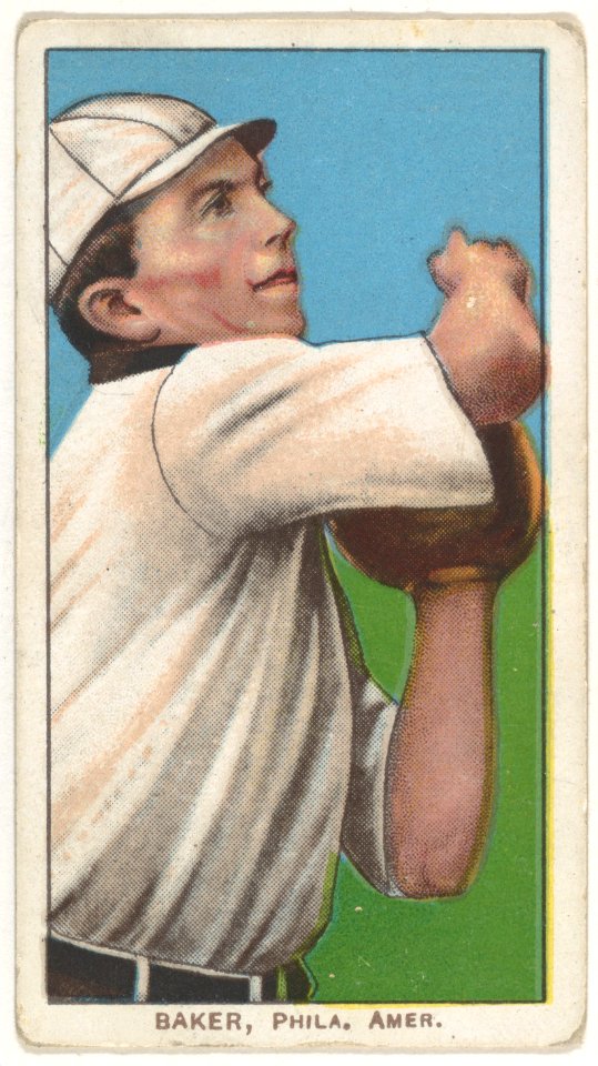 Baker, Philadelphia, American League, from the White Border series (T206) for the American Tobacco Company MET DP845122