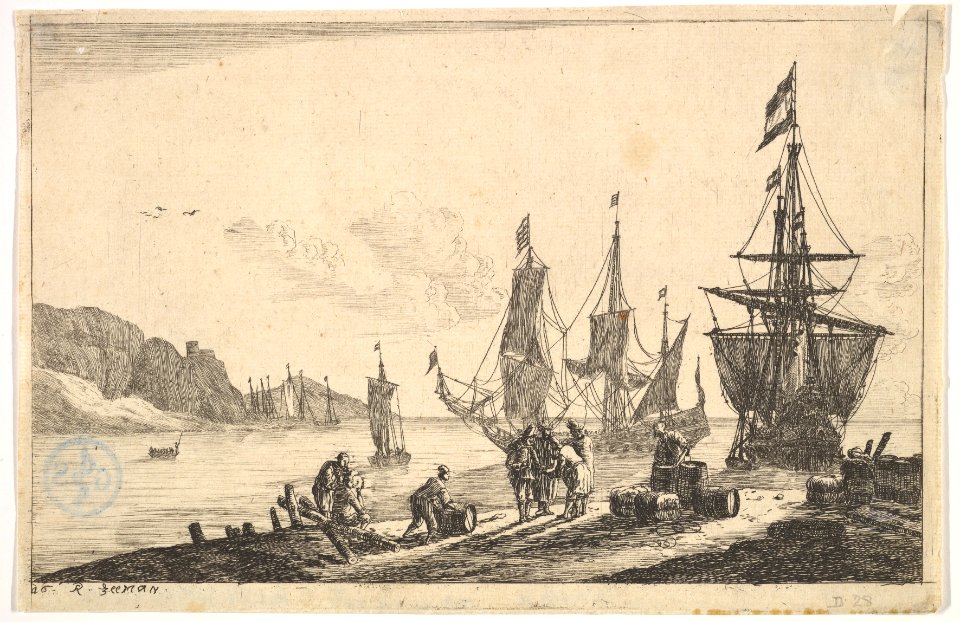 Bay with Sailing Vessels MET DP825039