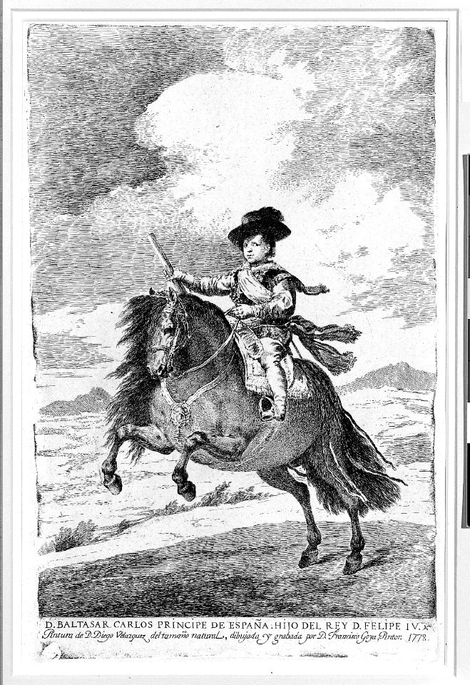 Balthasar Carlos, Prince of Spain and Son of Philip IV (D. Baltasar Carlos Principe de España. Hijo del Rey D. Felipe IV), from Etchings after Velazquez MET 22VV P20R3M
