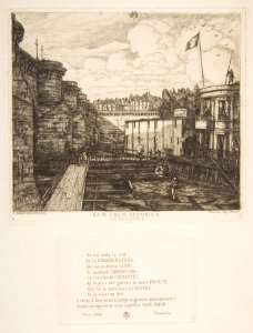 Bain-froid Chevrier (Chevrier's cold bath establishment, or The School Baths, Paris) MET DP813258