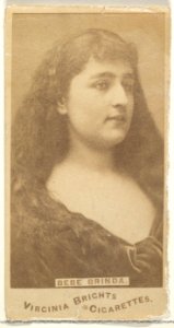 Bebe Brinda, from the Actors and Actresses series (N45, Type 1) for Virginia Brights Cigarettes MET DP828915