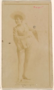 Babette Rodney, from the Actresses series (N245) issued by Kinney Brothers to promote Sweet Caporal Cigarettes MET DP859425