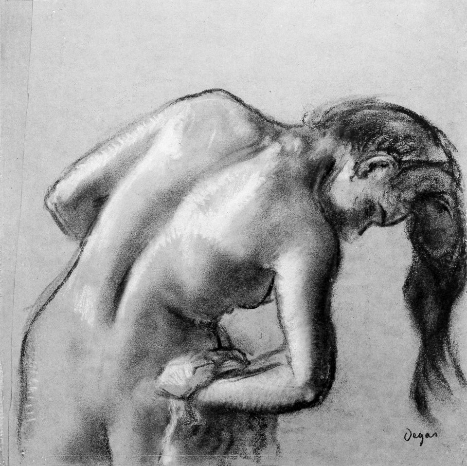 Bather Drying Herself MET ep61.101.18.bw.R