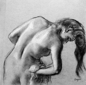Bather Drying Herself MET ep61.101.18.bw.R