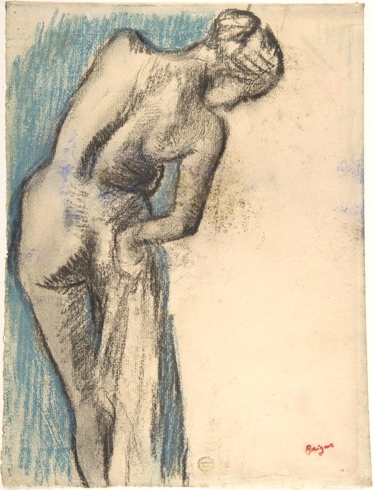 Bather Drying Herself MET DP805815