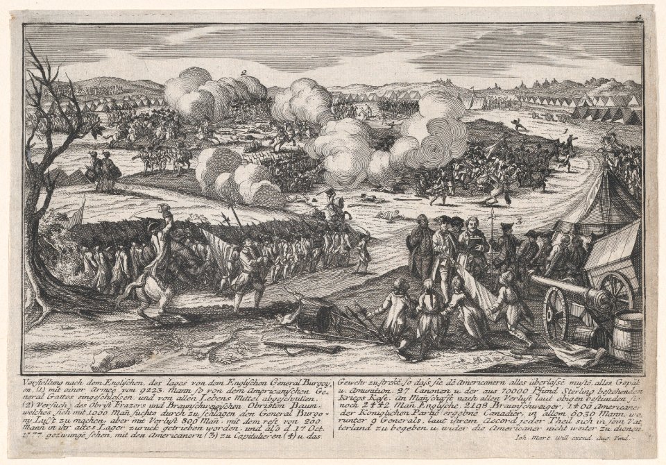 Battle of Saratoga (September 19, 1777) MET DP876929