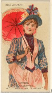 Best Company, from the Parasol Drills series (N18) for Allen & Ginter Cigarettes Brands MET DP834981
