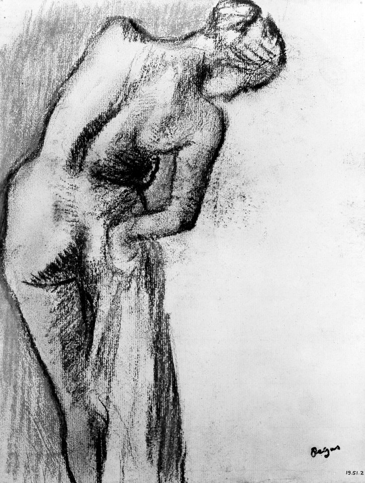 Bather Drying Herself MET ep19.51.2.bw.R