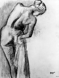 Bather Drying Herself MET ep19.51.2.bw.R