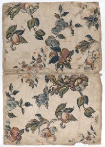 Book cover with overall fruit and floral pattern Met DP887118