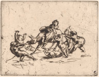 Bacchanale with Children and Donkey MET DP874632