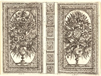 Book Cover (Two Flower Vases) MET DP211596