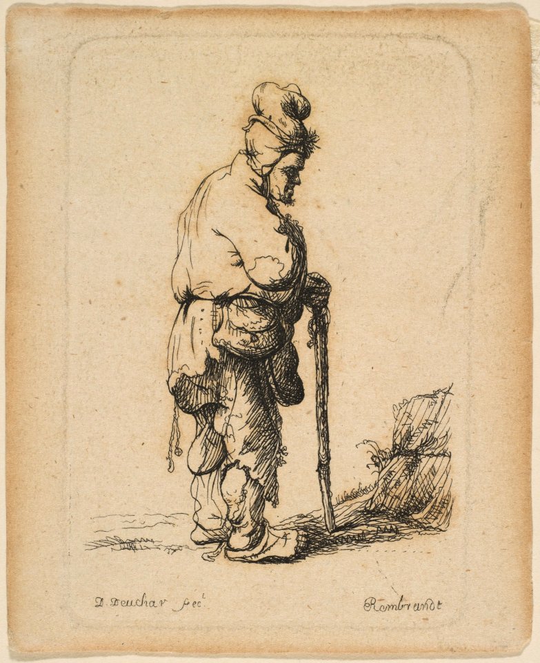 Beggar Leaning on a Stick MET DP818338