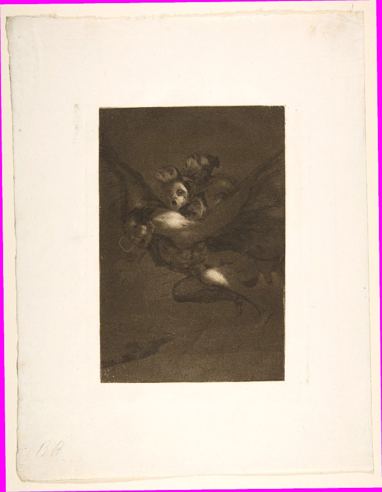 Bon Voyage (Buen Viage), from The Caprices (Los Caprichos), plate 64 MET DP817119