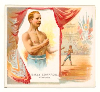 Billy Edwards, Pugilist, from World's Champions, Second Series (N43) for Allen & Ginter Cigarettes MET DP839324