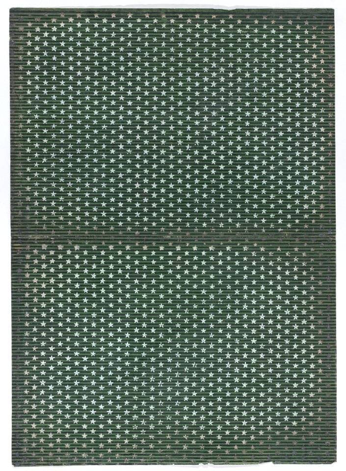 Book cover with overall pattern of stars and stripes Met DP886794