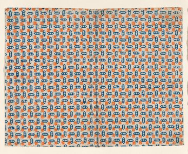 Book cover with overall geometric pattern Met DP886691