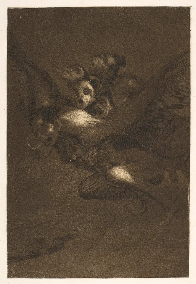 Bon Voyage (Buen Viage), from The Caprices (Los Caprichos), plate 64 MET DP817120