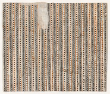 Book cover with overall zig zag and stripe pattern Met DP886785