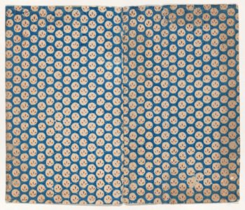 Book cover with overall pattern of three lines within circles Met DP886782