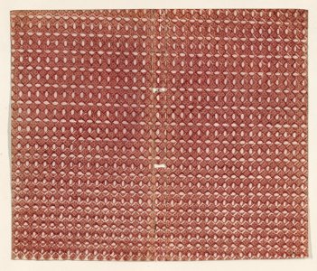 Book cover with overall red geometric pattern Met DP886695