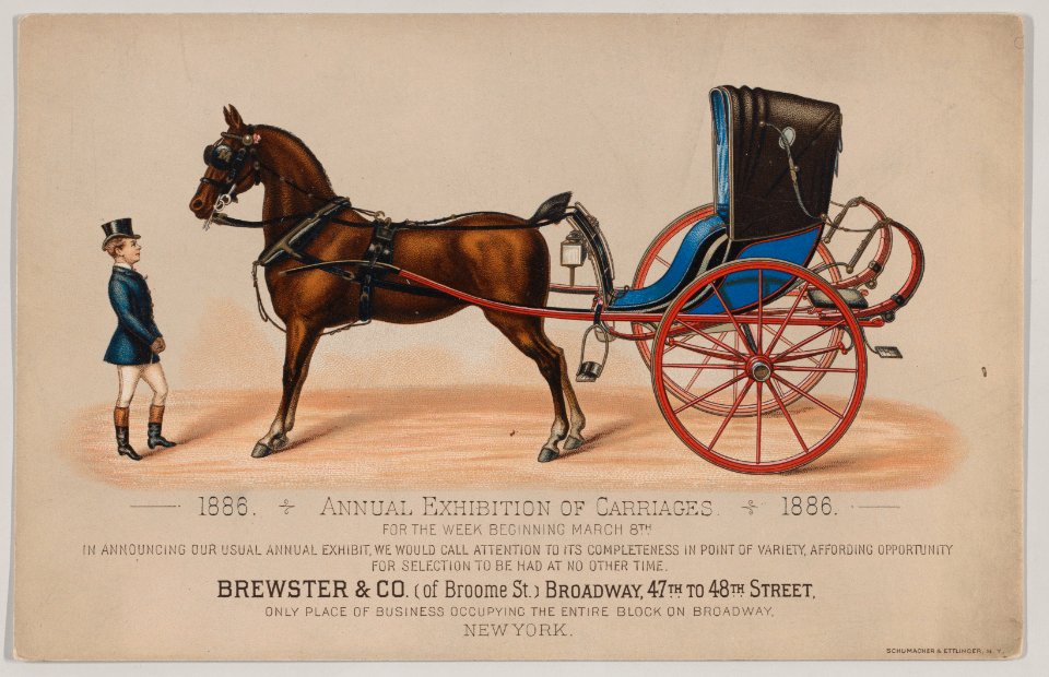 Brewster & Co. Annual Exhibition of Carriages Met DP886682