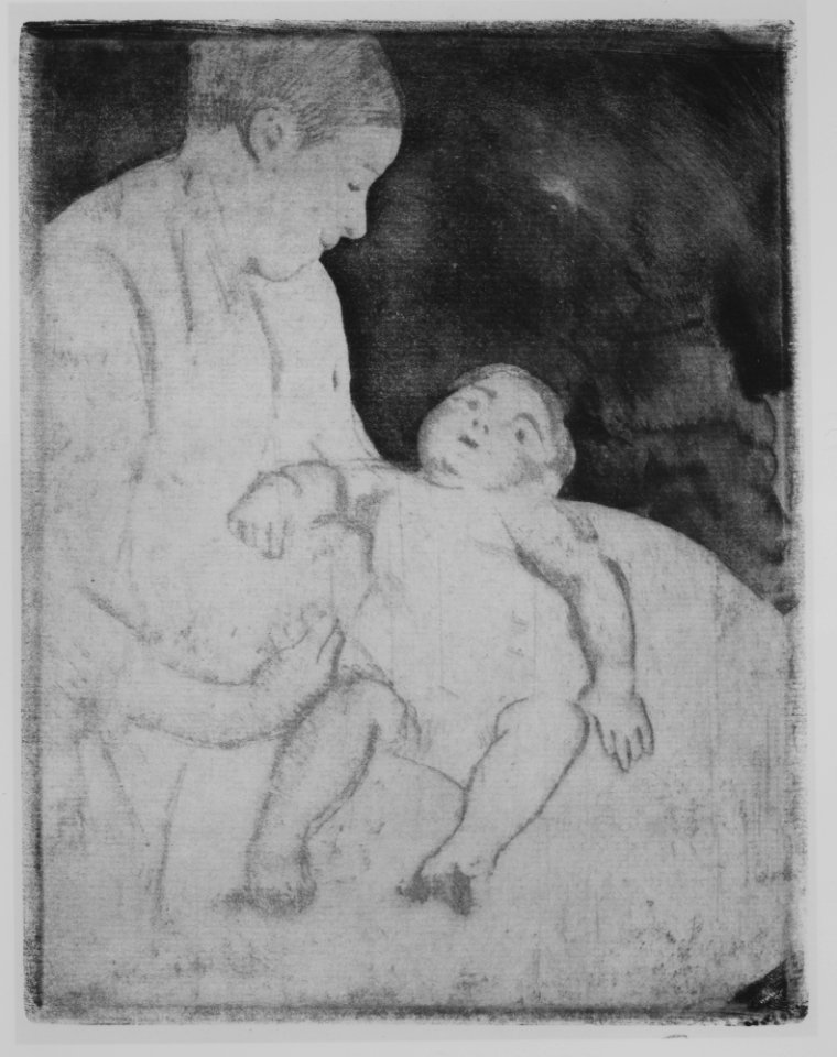 Bill Lying on His Mother's Lap MET MM88249