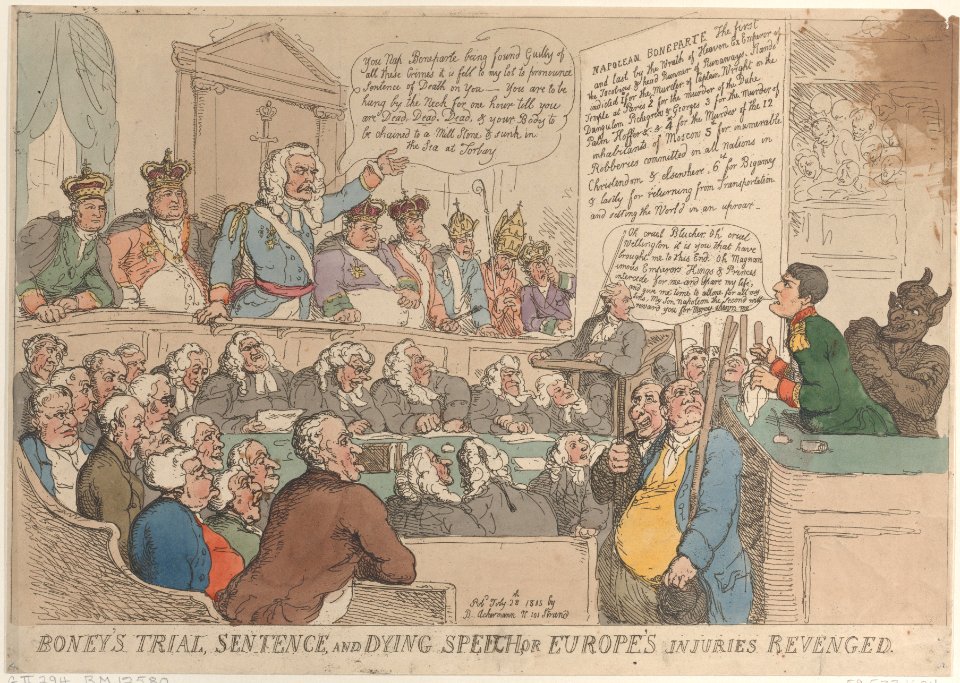 Boney's Trial Sentence and Dying Speech, or Europe's Injuries Revenged MET DP884188