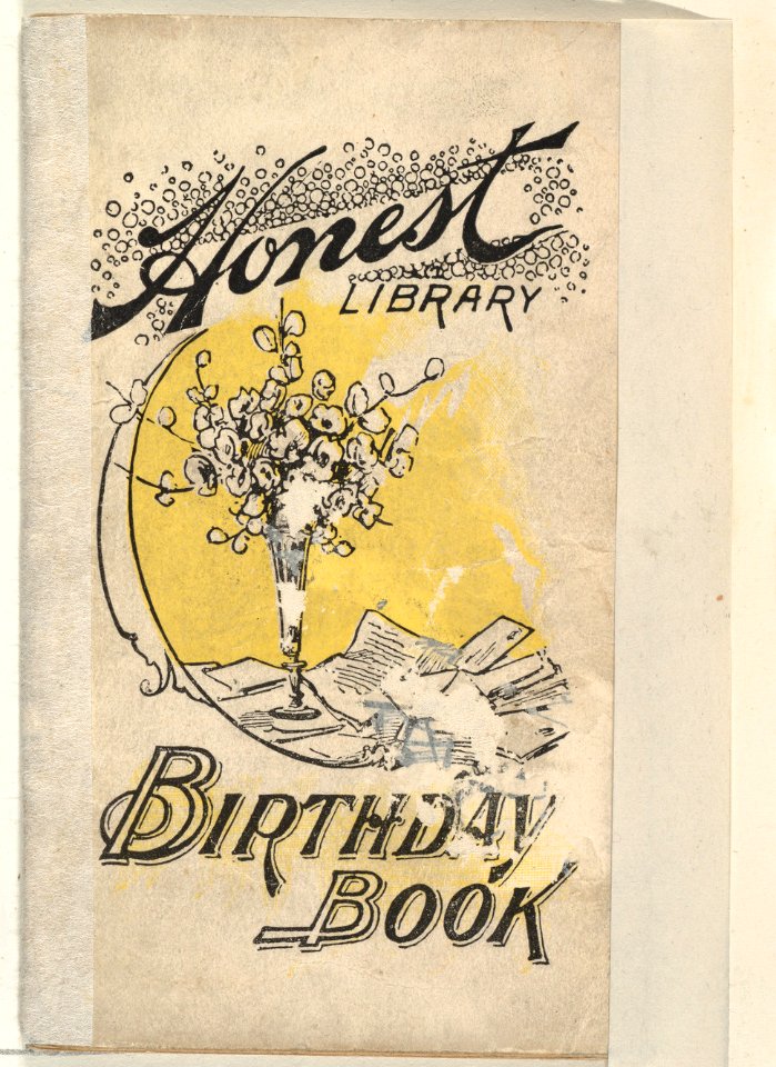 Birthday Book, from the Honest Library series (N115) issued by Duke Sons & Co. to promote Honest Long Cut Tobacco MET DPB873478