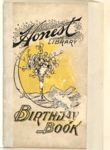 Birthday Book, from the Honest Library series (N115) issued by Duke Sons & Co. to promote Honest Long Cut Tobacco MET DPB873478