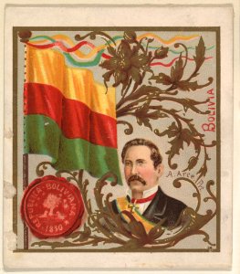 Bolivia, from the International Cards series (N238), issued by Kinney Bros. MET DPB875017