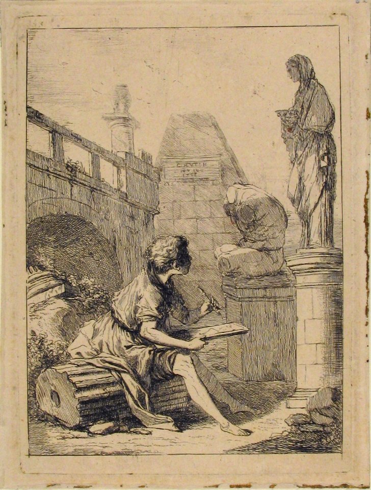 Boy Sketching Ruins MET 1970.546.3