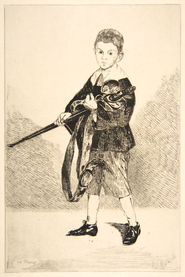 Boy with a Sword, Turned Left MET DP815308