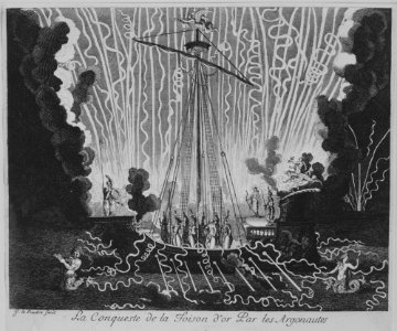 Birth of the Dauphin, Toulouse, 1682- Capture of the Golden Fleece MET MM26251