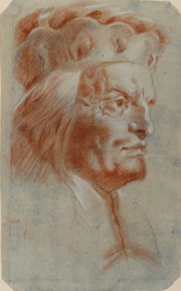 Bust-Length Study of a Man Wearing a Hat in Three-Quarter View (a Frankish Nobleman) MET 2008.178.9