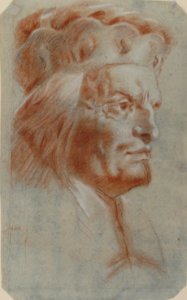 Bust-Length Study of a Man Wearing a Hat in Three-Quarter View (a Frankish Nobleman) MET 2008.178.9
