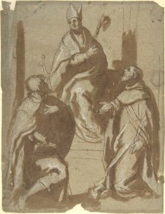 Bishop and Two Saints MET DP801878