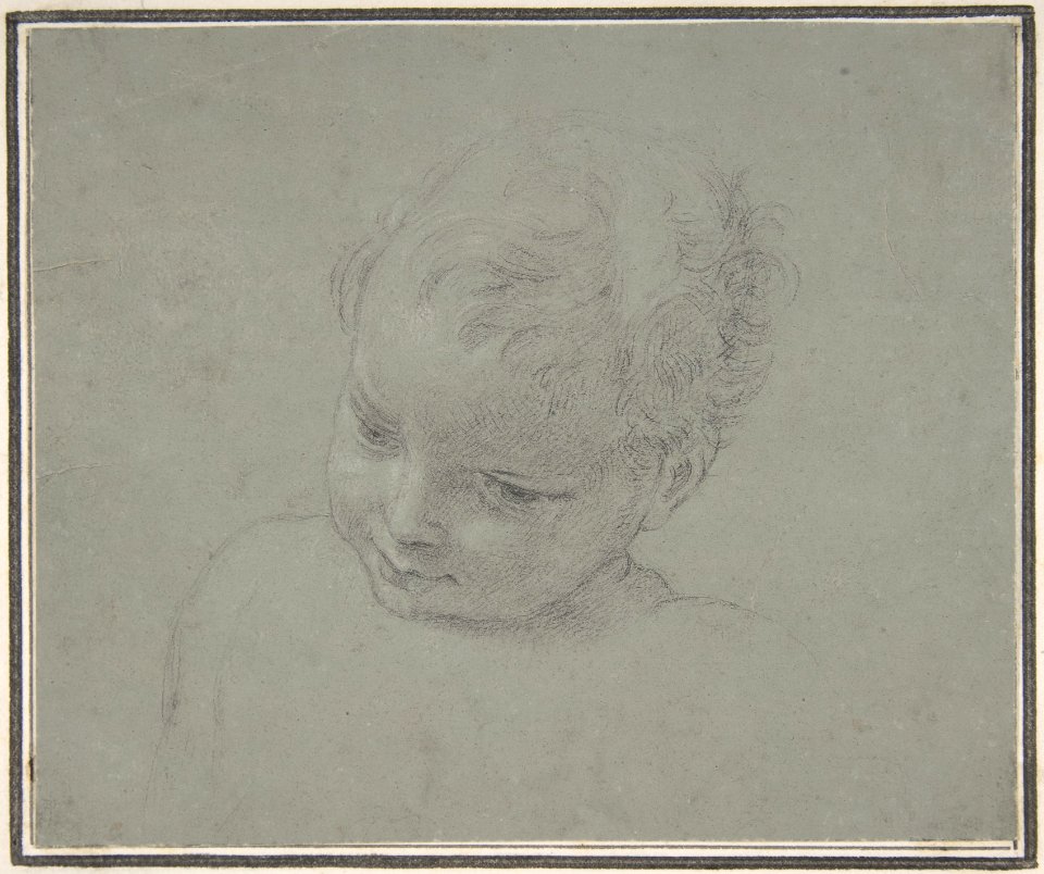 Bust-Length Study of a Child MET DP807825