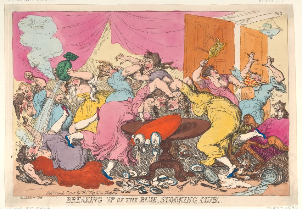 Breaking Up of the Blue Stocking Club MET DP884490