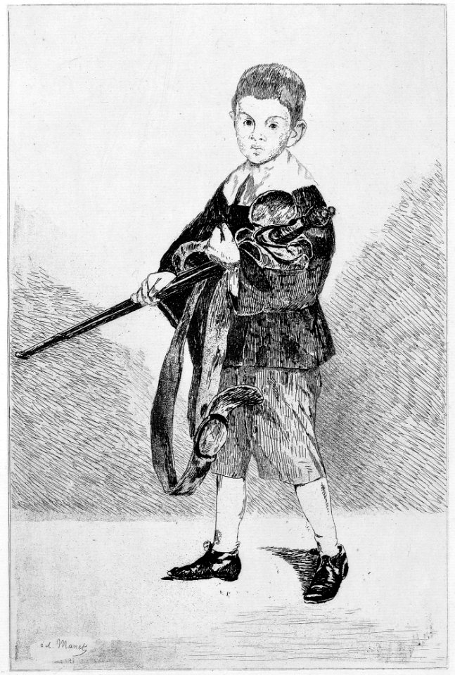 Boy with a Sword, Turned Left MET 2EEE BM77R2M