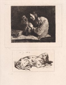 Bust of a Man (a) and Sleeping Dog (b) Met DP887227