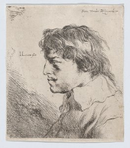 Bust of a Man in Profile to the Left MET DP872914