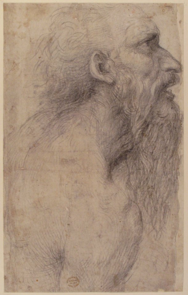 Bust of a Man with Long Beard (recto) MET 08.227.31 RECTO