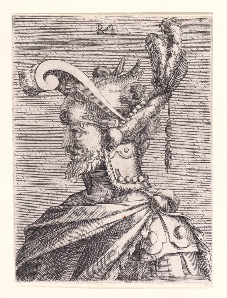 Bust of a Man in Fantastic Headgear Met DP889665